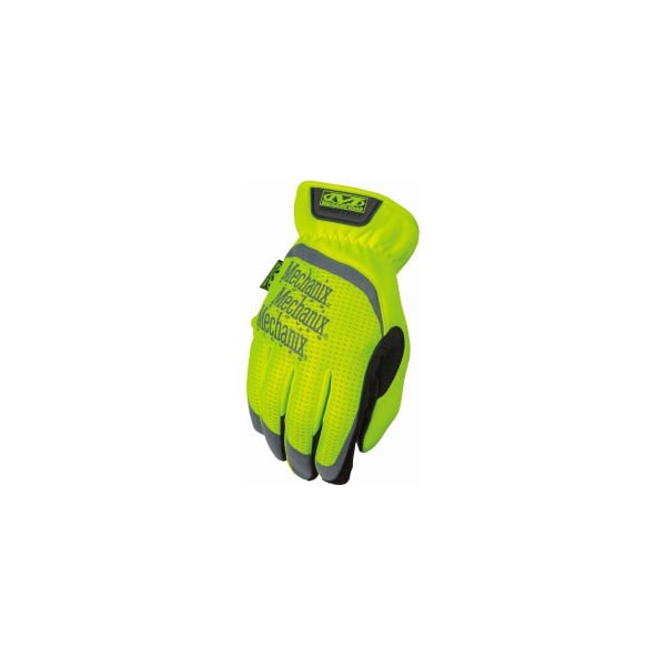 Mechanix Wear Hi-Viz FastFit Work Gloves, Synthetic Leather w/TrekDry, Yellow, Large SFF-91-010 - main